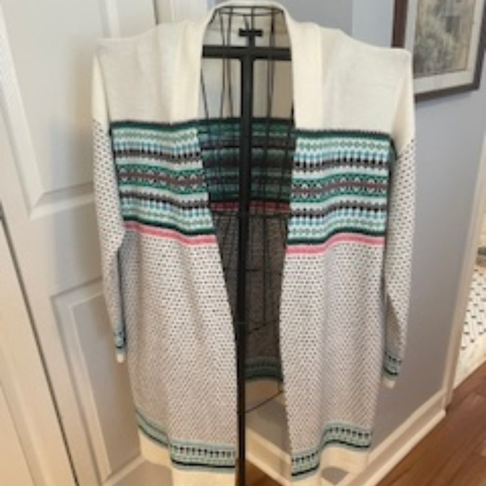 CLOSET PURGE!  PRICE SLASHED! Talbots XL Faire Isle open cardigan